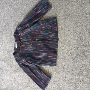 Blue and purple jacket